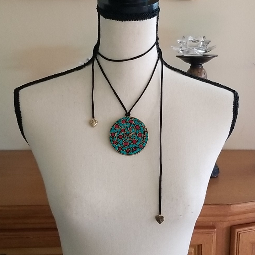 Handmade colorful necklaces